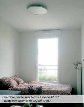 Chambre privée dans un roof-top unique